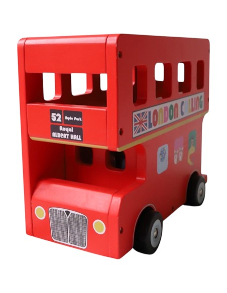 Le petit souk| Bus londonien et ses chanteurs en bois