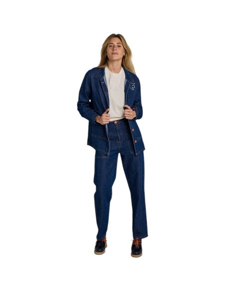 Graine x Paraboot - Jean avec broderie femme