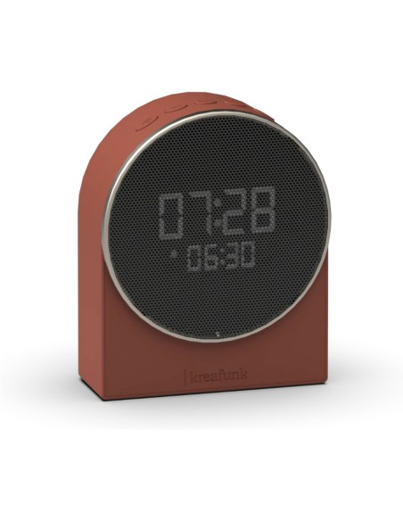 Kreafunk | Réveil enceinte portable Ivy terracotta