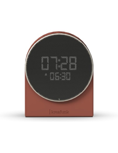 Kreafunk | Réveil enceinte portable Ivy terracotta