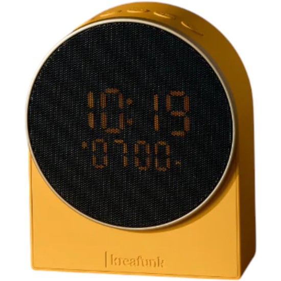 Kreafunk | Réveil enceinte portable Ivy jaune