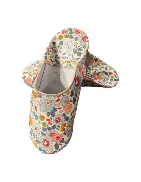 Souk Souk | Babouches blanches à motifs