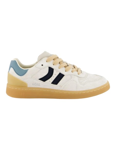 Chaussures Coolway GOAL en daim blanc cassé femme