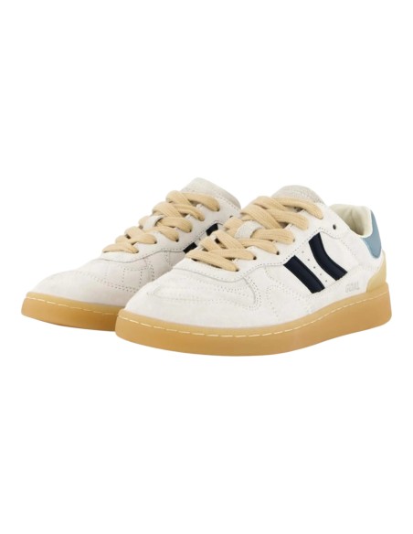 Chaussures Coolway GOAL en daim blanc cassé femme