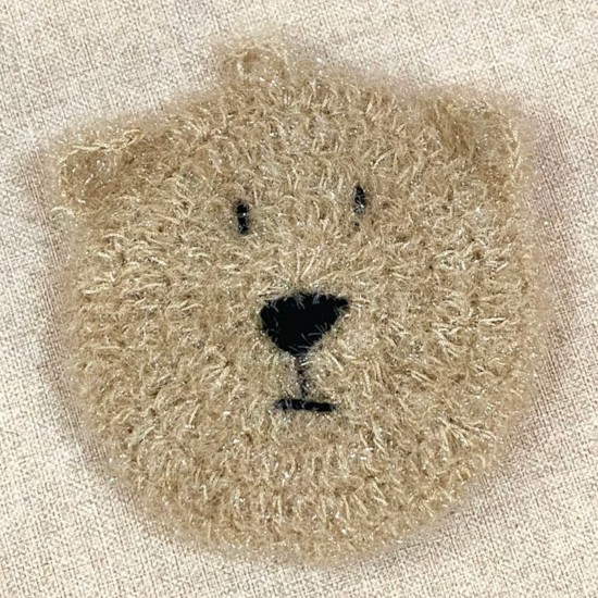 Joli Poom - Eponge ours brun 2