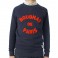 Bougnat de Paris - Sweat marine broderie rouge