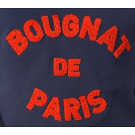 Bougnat de Paris - Sweat marine broderie rouge