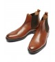 Selected - Boots en cuir marron