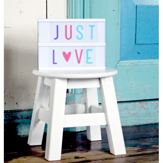 A Little Lovely - Pack de lettres et symboles pastel lightbox 2