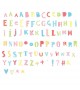 A Little Lovely - Pack de lettres et symboles funky color lightbox