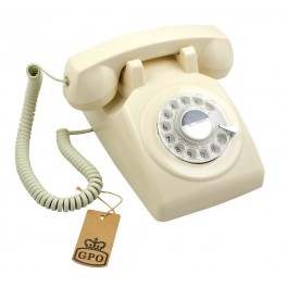 GPO - Téléphone ivoire rétro 746