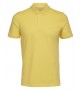 Selected - Polo jaune broderie blanche