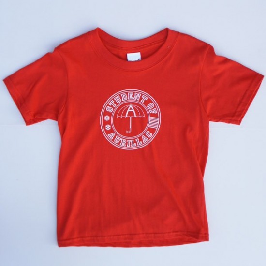 T-shirt Enfant Student of Aurillac Rouge-Blanc
