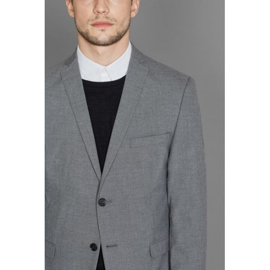 Selected - Veste costume gris clair slim fit 2