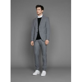 Selected - Veste costume gris clair slim fit
