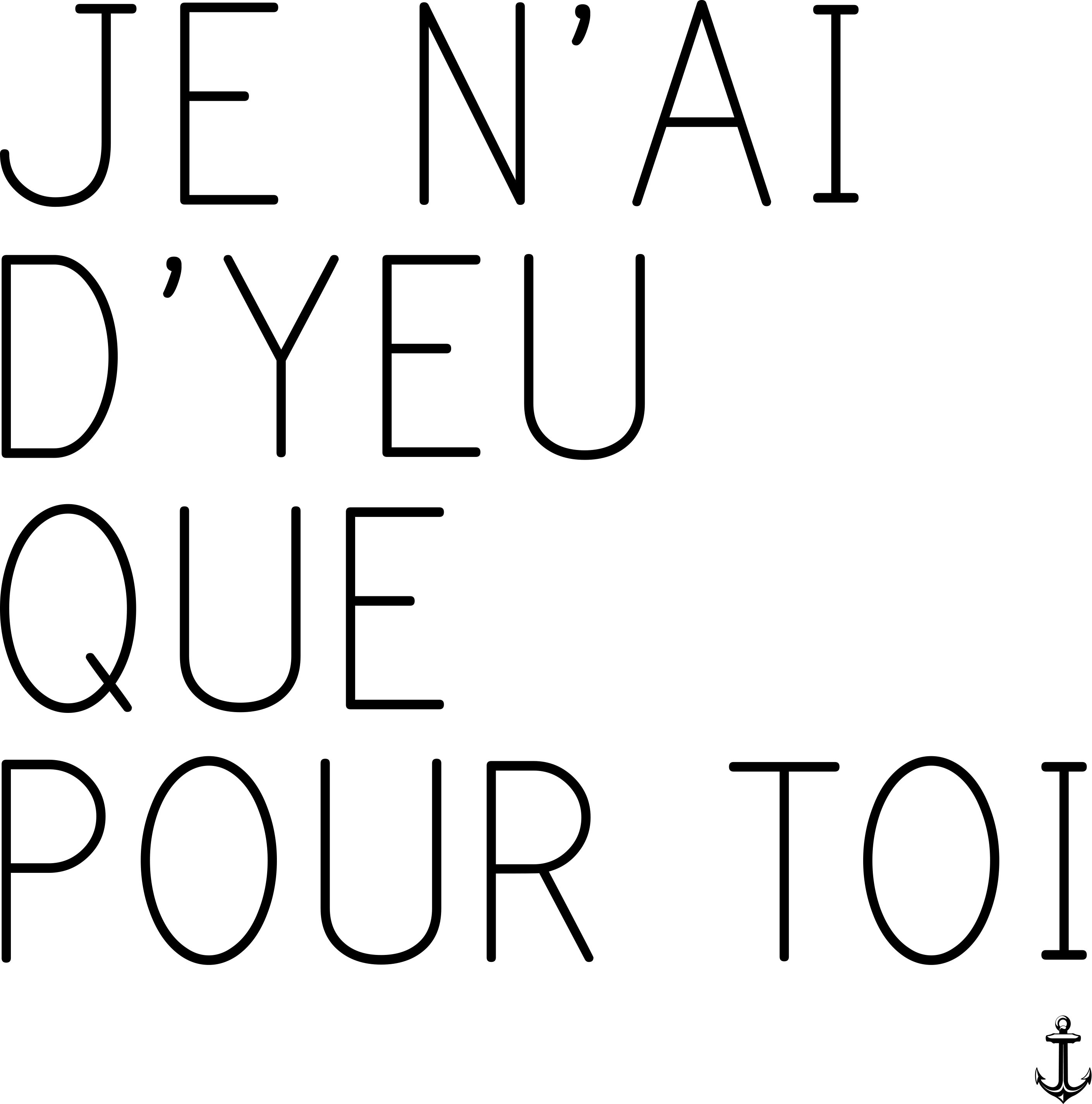 Je n'ai d'Yeu que pour toi